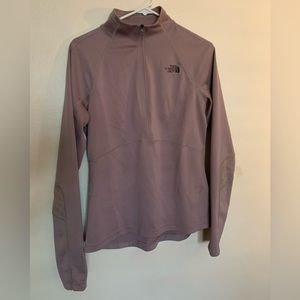 North Face Purple Quarter Zip Pullover | M | North Face
